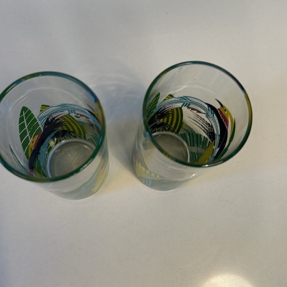 Vintage Panache toucan highball glasses (set of 2) - Picture 4 of 7